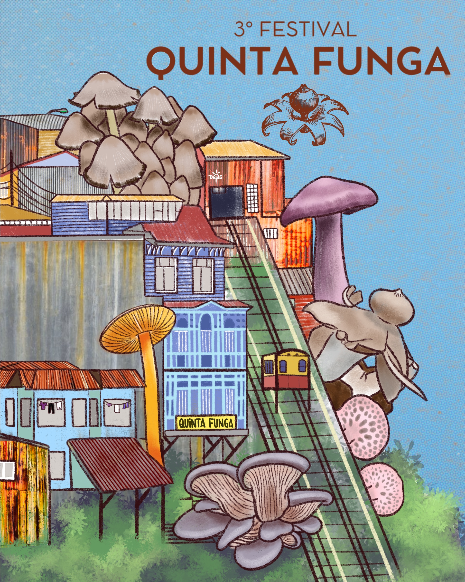 Afiche oficial del Festival Quinta Funga